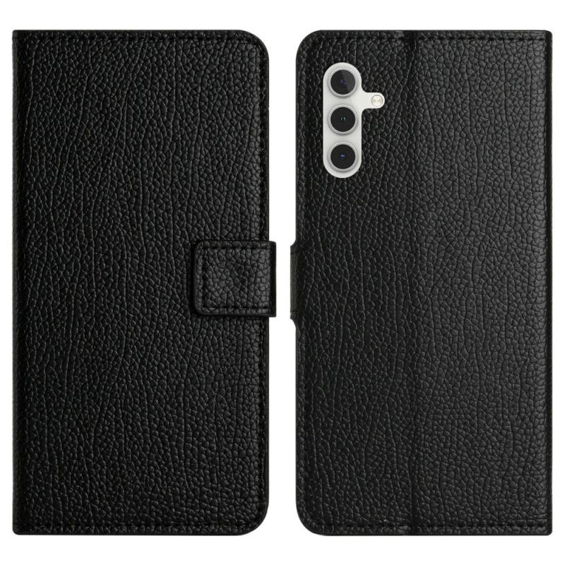 Læder Cover Samsung Galaxy A17 4g / 5g Lychee-tekstureret Lædereffekt