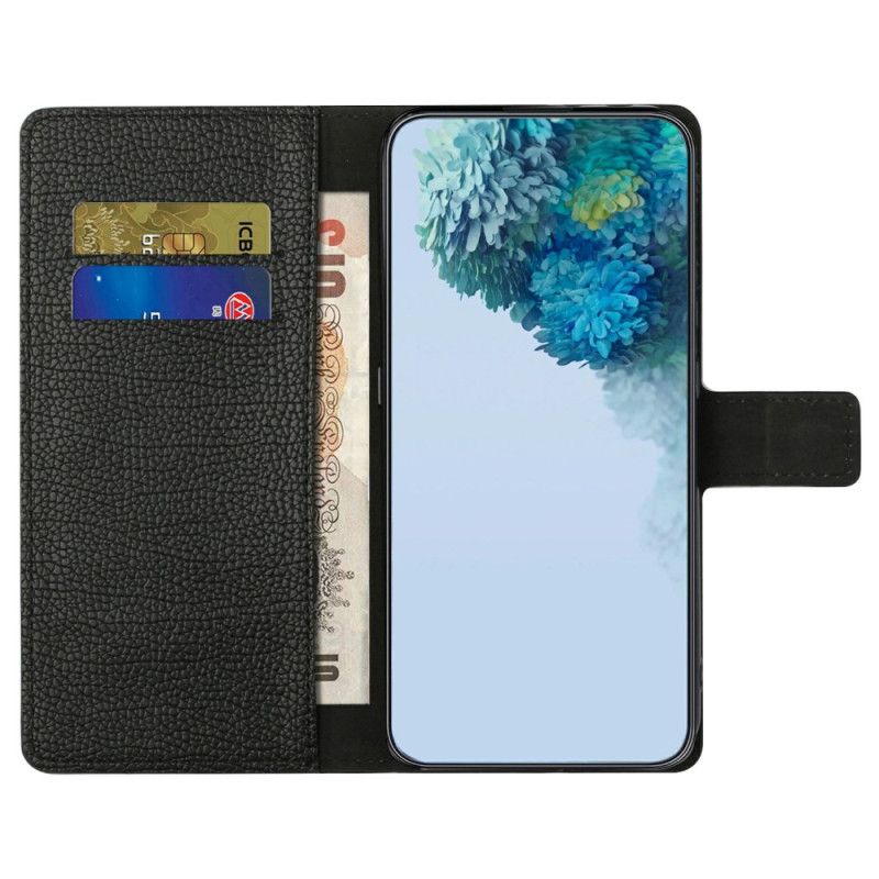 Læder Cover Samsung Galaxy A17 4g / 5g Lychee-tekstureret Lædereffekt
