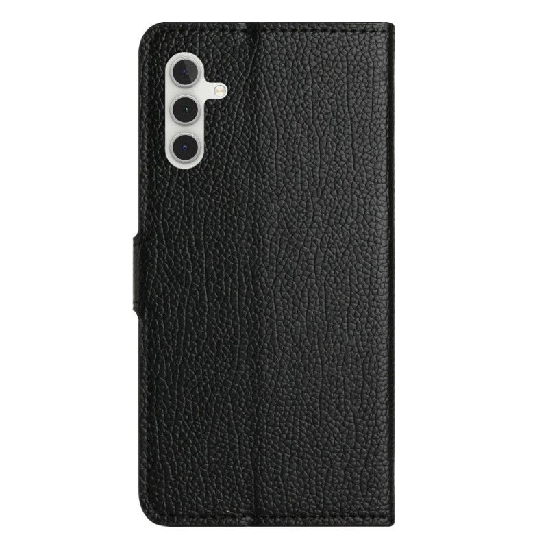 Læder Cover Samsung Galaxy A17 4g / 5g Lychee-tekstureret Lædereffekt
