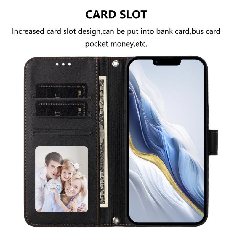 Læder Cover Samsung Galaxy A17 4g / 5g Simpelt Design Med Snor