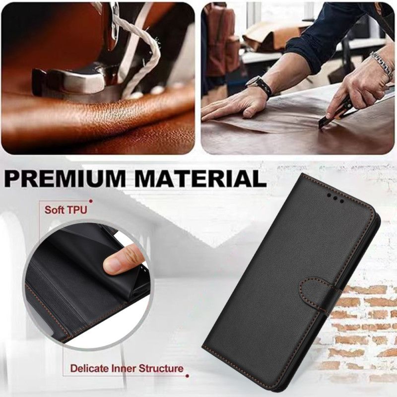 Læder Cover Samsung Galaxy A17 4g / 5g Telefon Etui Almindelig