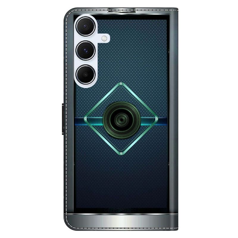 Læder Cover Samsung Galaxy A17 4g / 5g Telefon Etui Fantasifremtidsmønster