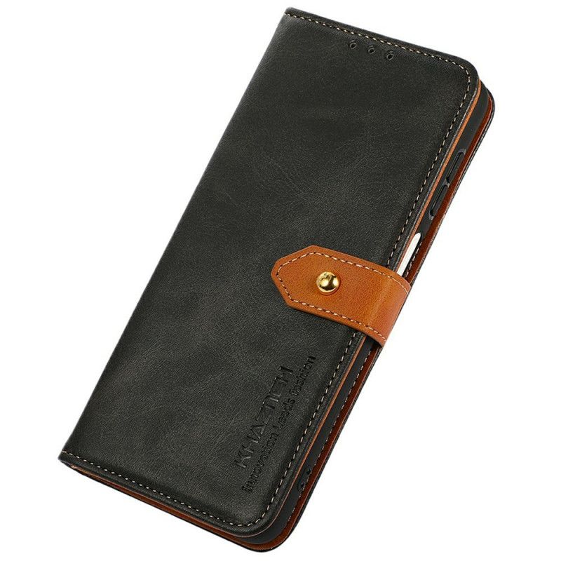 Læder Cover Samsung Galaxy A17 4g / 5g Telefon Etui Khazneh Guldlås