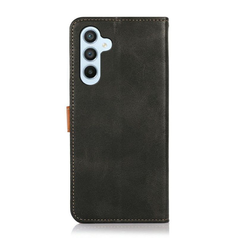 Læder Cover Samsung Galaxy A17 4g / 5g Telefon Etui Khazneh Guldlås