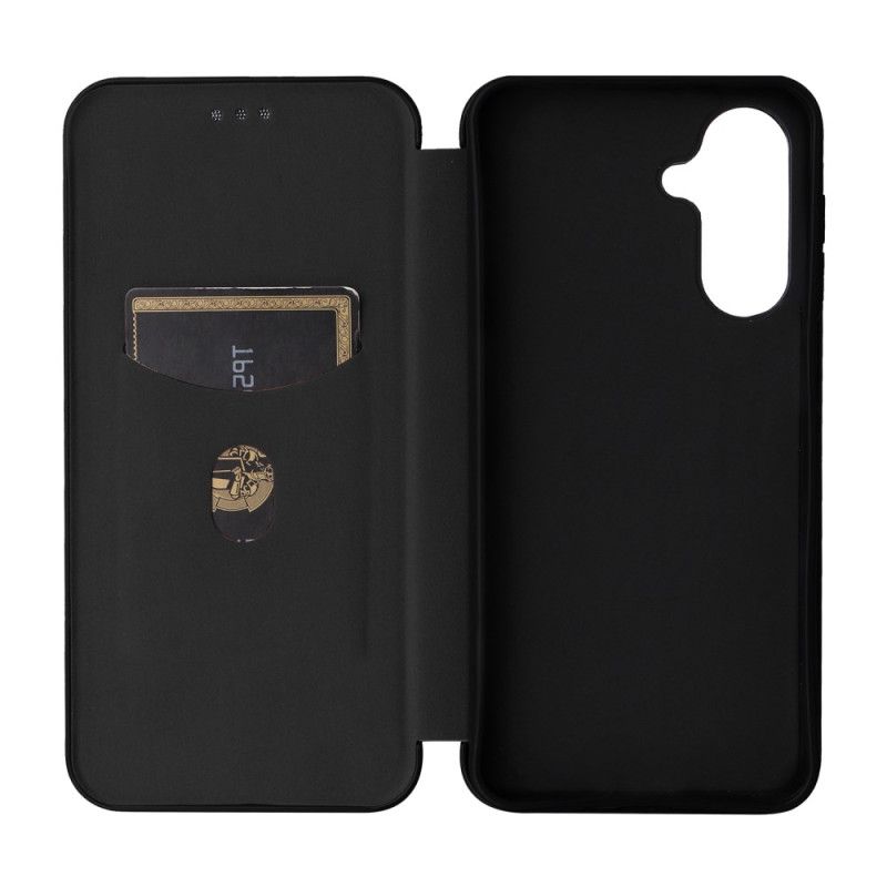 Læder Cover Samsung Galaxy A17 4g / 5g Telefon Etui Kulfiber
