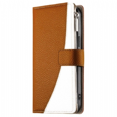 Læder Cover Samsung Galaxy A17 4g / 5g Telefon Etui Lynlås- Og Rempung