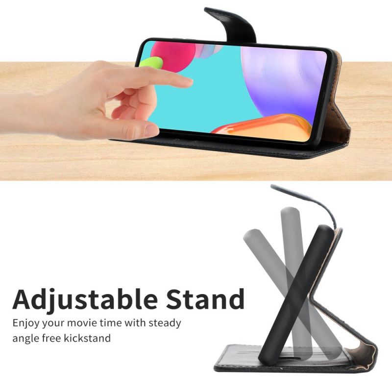 Læder Cover Samsung Galaxy A17 4g / 5g Telefon Etui Nappalæder