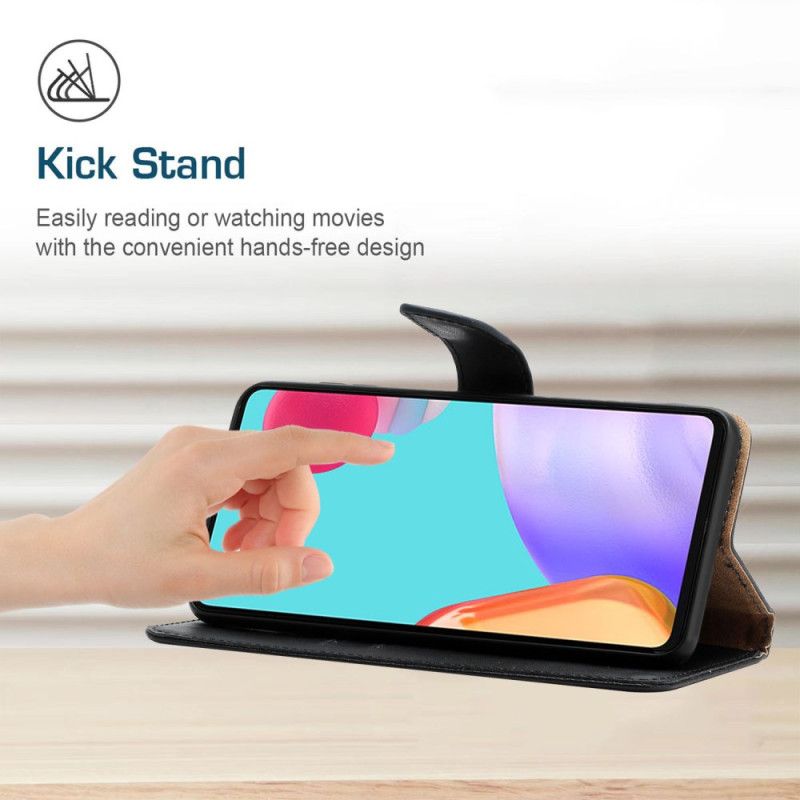 Læder Cover Samsung Galaxy A17 4g / 5g Telefon Etui Nappalæder
