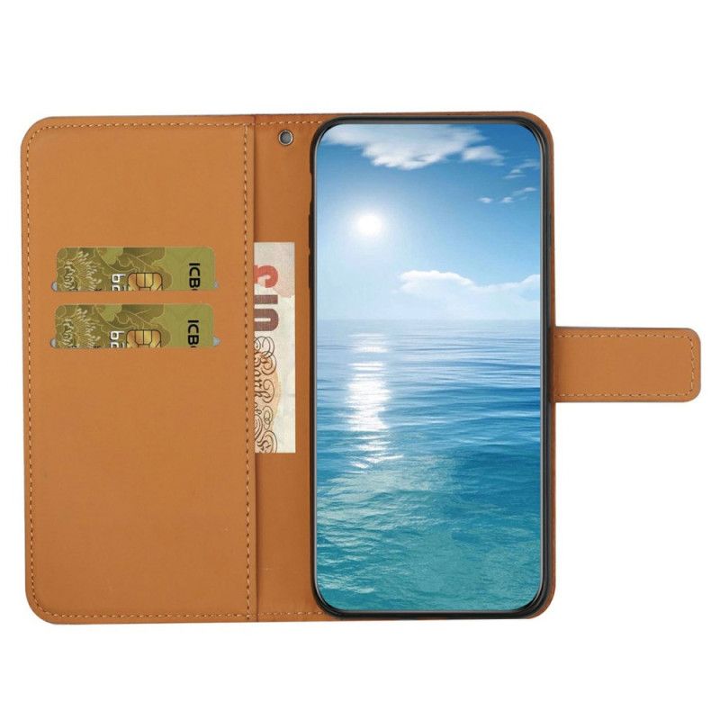 Læder Cover Samsung Galaxy A17 4g / 5g Telefon Etui Patchwork