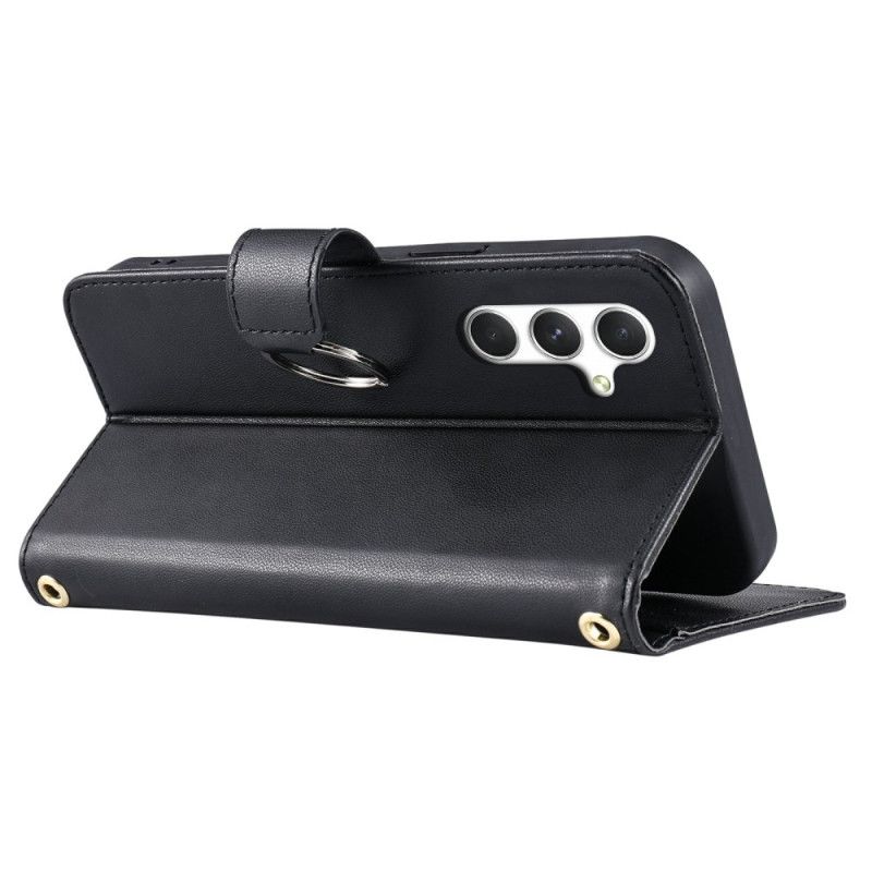 Læder Cover Samsung Galaxy A17 4g / 5g Telefon Etui Quiltet Design
