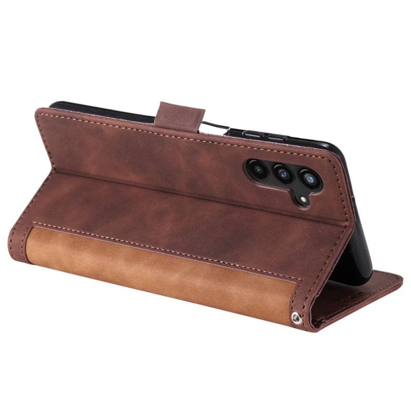 Læder Cover Samsung Galaxy A17 4g / 5g Telefon Etui Vintage Rfid-pung