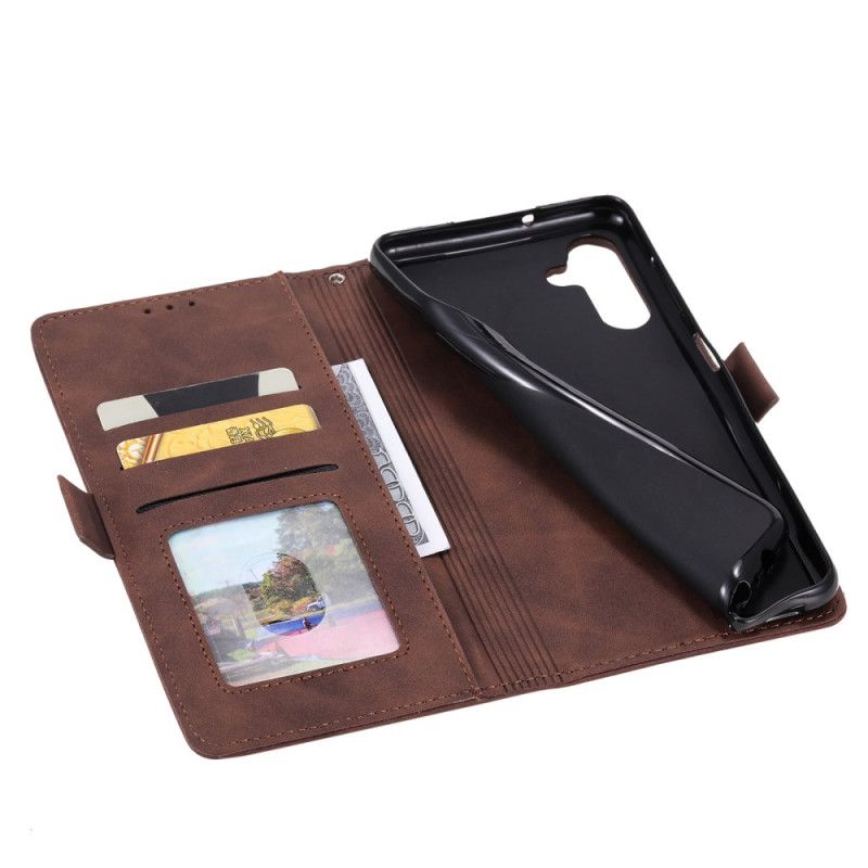 Læder Cover Samsung Galaxy A17 4g / 5g Telefon Etui Vintage Rfid-pung