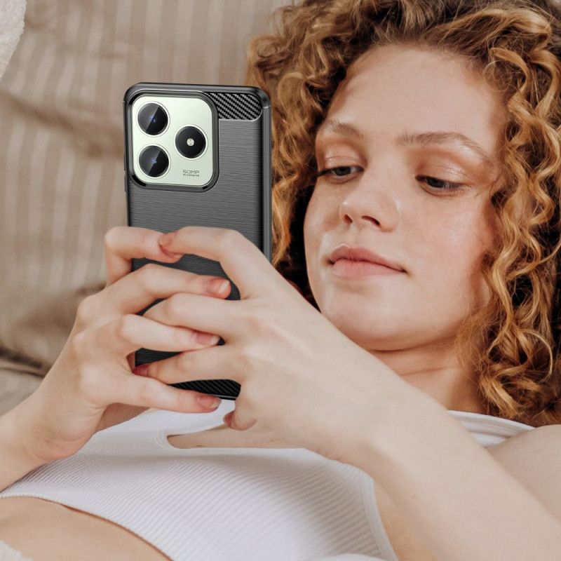 Cover Realme Note 60 Børstet Kulfiber