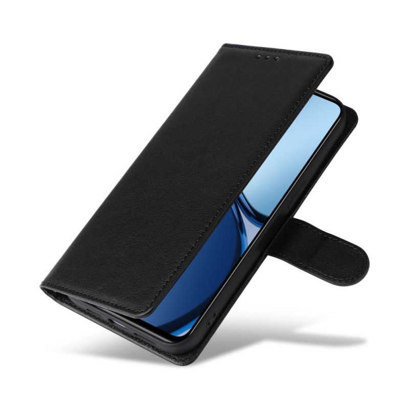 Flip Cover Realme Note 60 Almindelig Lædereffekt