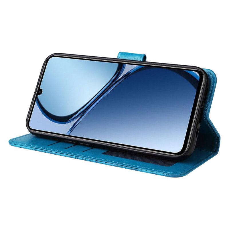 Flip Cover Realme Note 60 Solsikkemønster