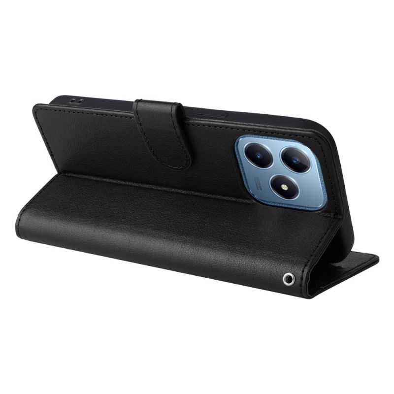 Læder Cover Realme Note 60 Telefon Etui Almindelig Kunstlæder