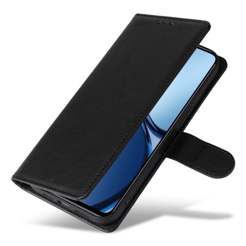 Læder Cover Realme Note 60 Telefon Etui Almindelig Kunstlæder