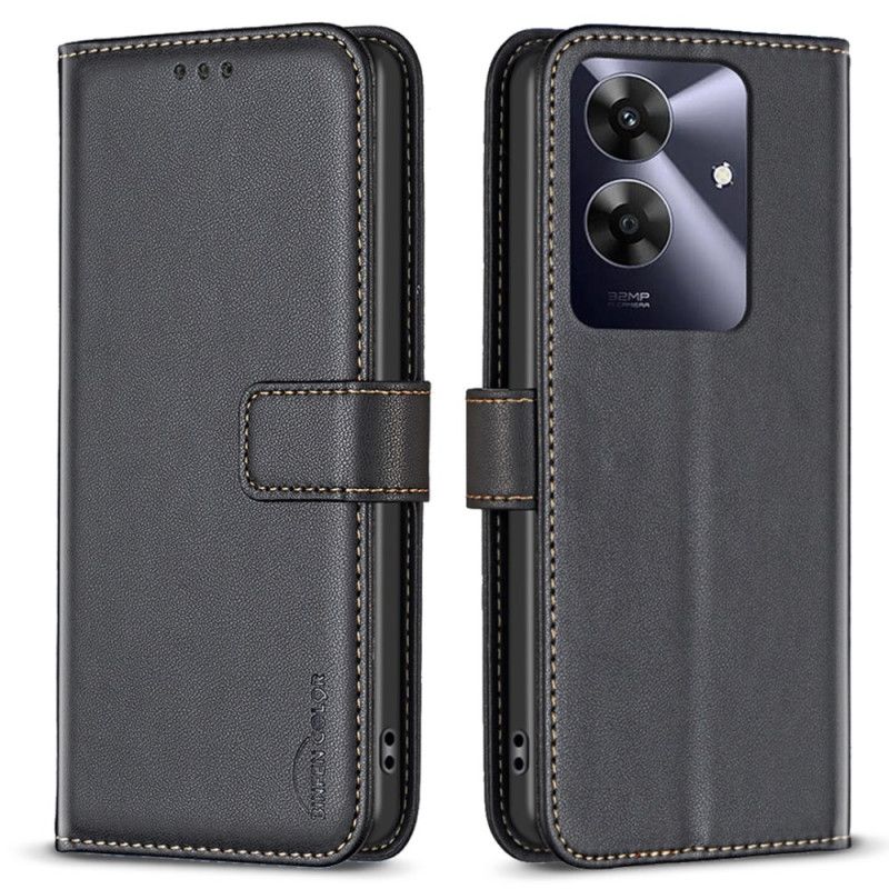 Læder Cover Realme Note 60 Telefon Etui Binfen Farve
