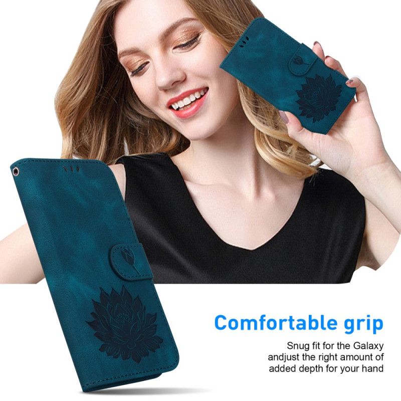 Læder Cover Realme Note 60 Telefon Etui Lotus