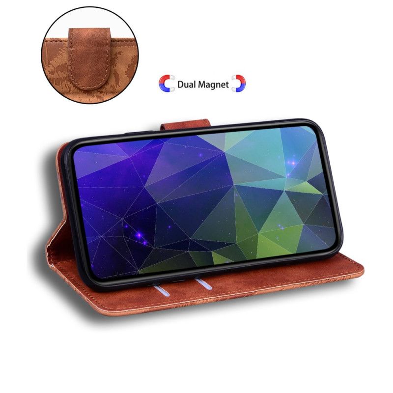 Læder Cover Realme Note 60 Tigerprint