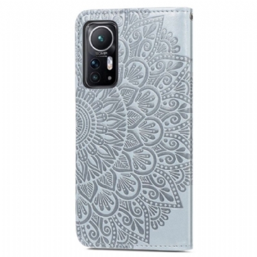 Læder Cover Xiaomi 12 Original Mandalablad