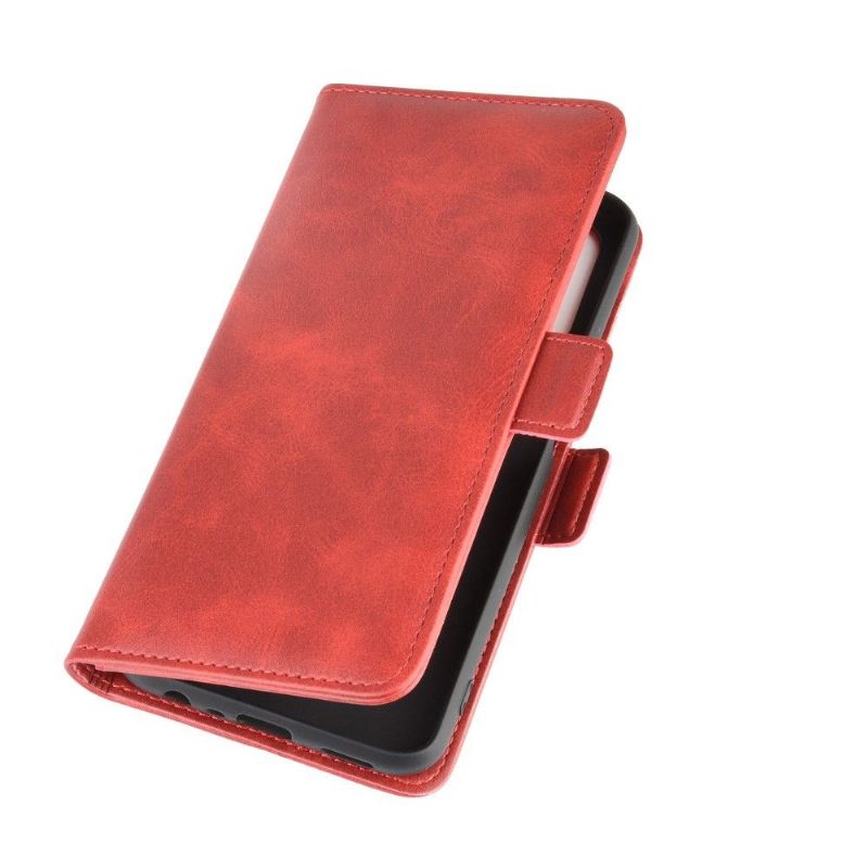 Flip Cover Oppo A72 Mat Imiteret Lædercover