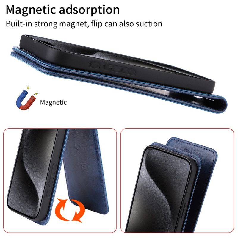 Cover Til Xiaomi 15 Magnetisk Lodret Flipcover
