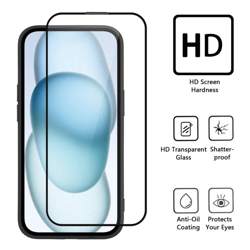 Cover Xiaomi 15 2-i-1 Silikone Med Hærdet Glasskærmbeskytter