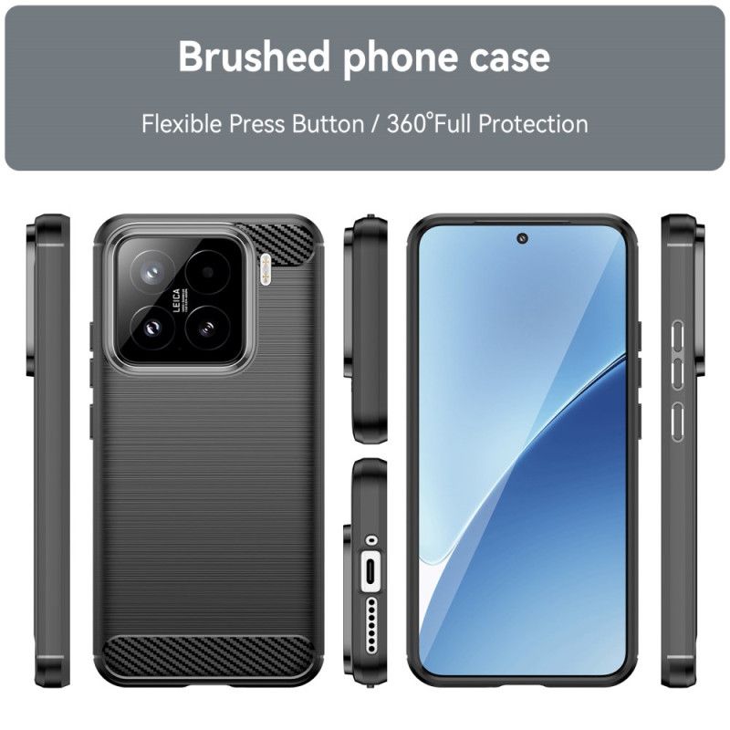 Cover Xiaomi 15 Børstet Kulfiber