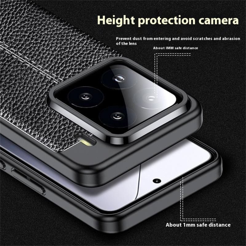 Cover Xiaomi 15 Telefon Etui Litchi-tekstur