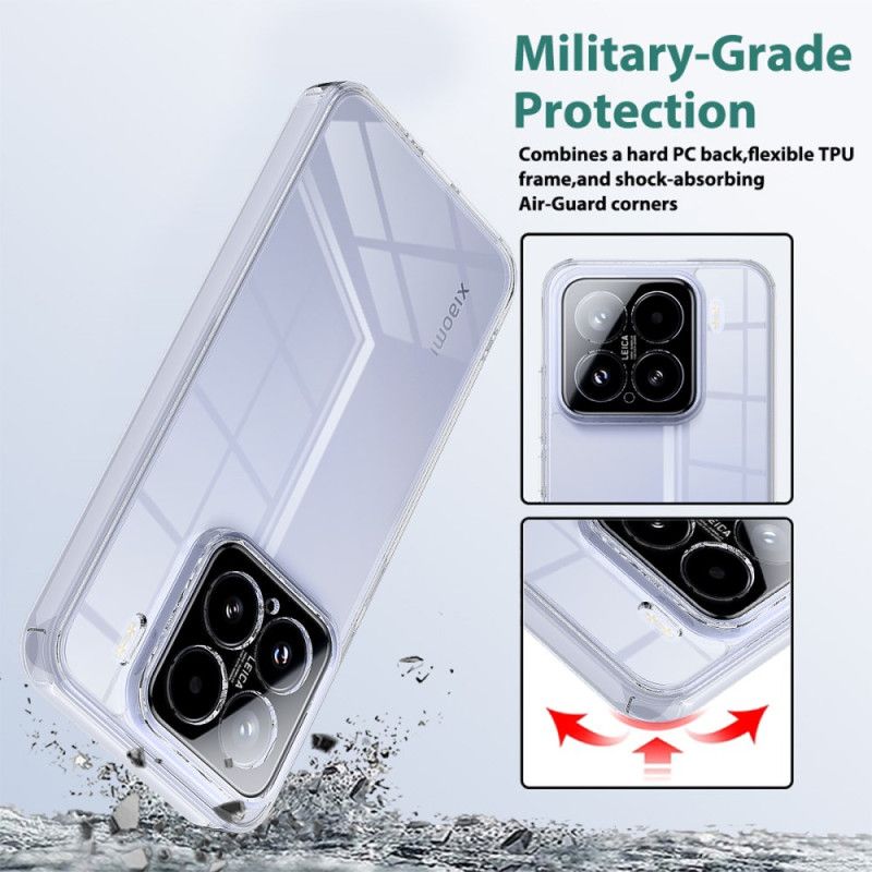 Cover Xiaomi 15 Transparent Stødsikker Beskyttelse