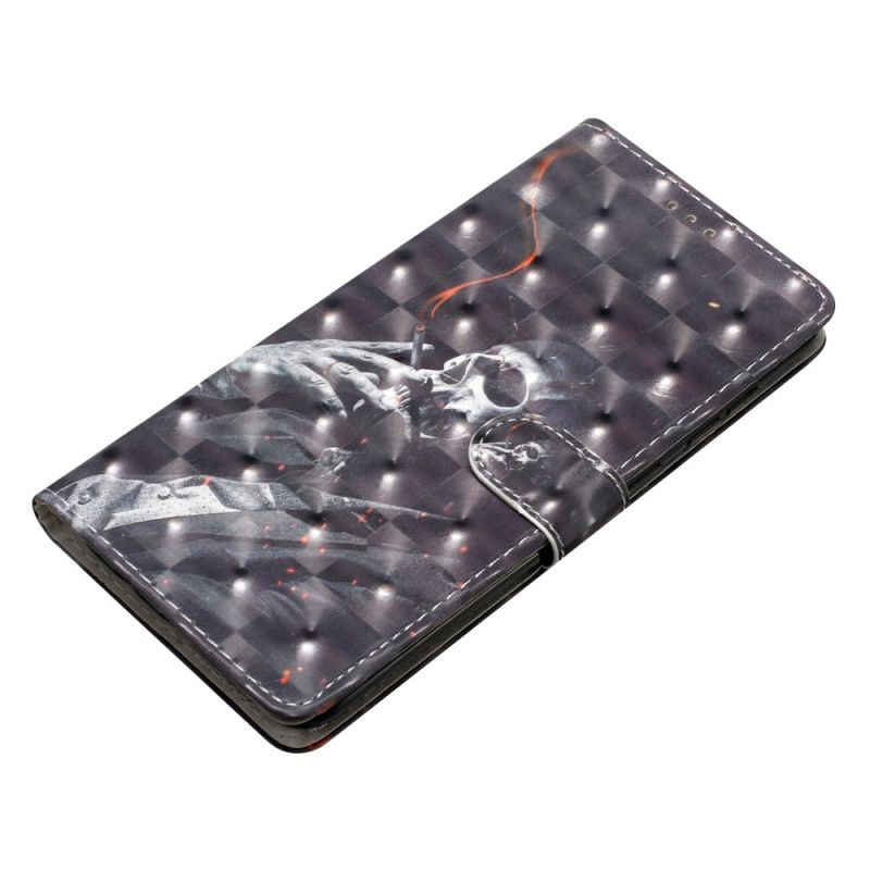 Flip Cover Til Xiaomi 15 3d-rygende Skelet
