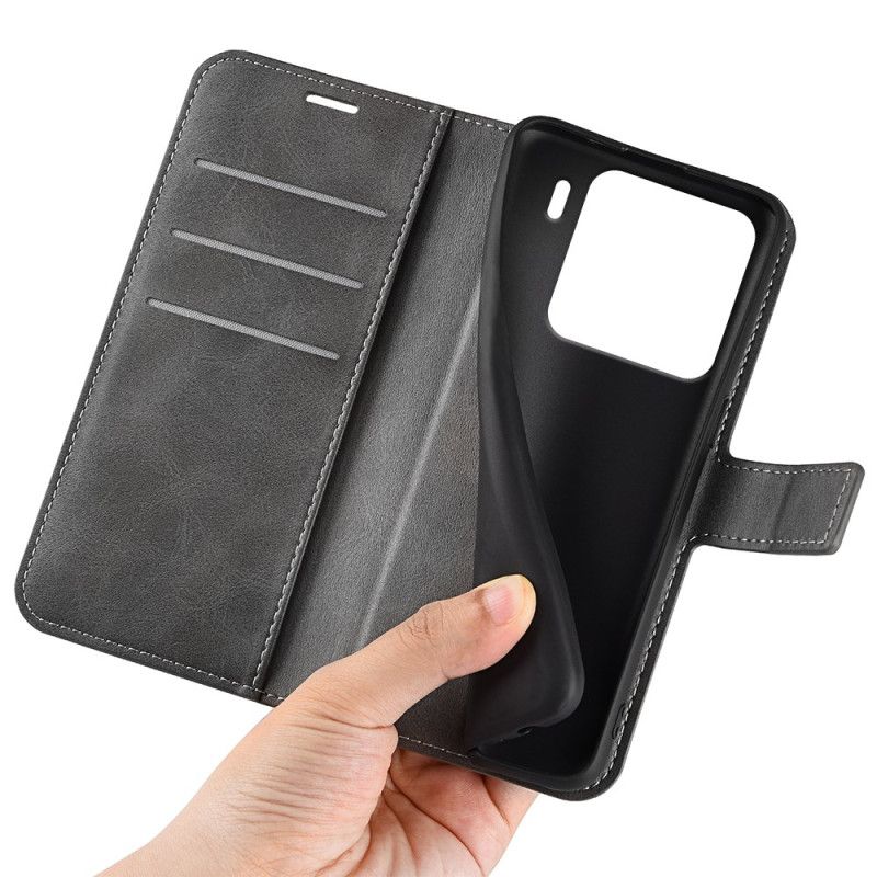 Flip Cover Til Xiaomi 15 Læderstil