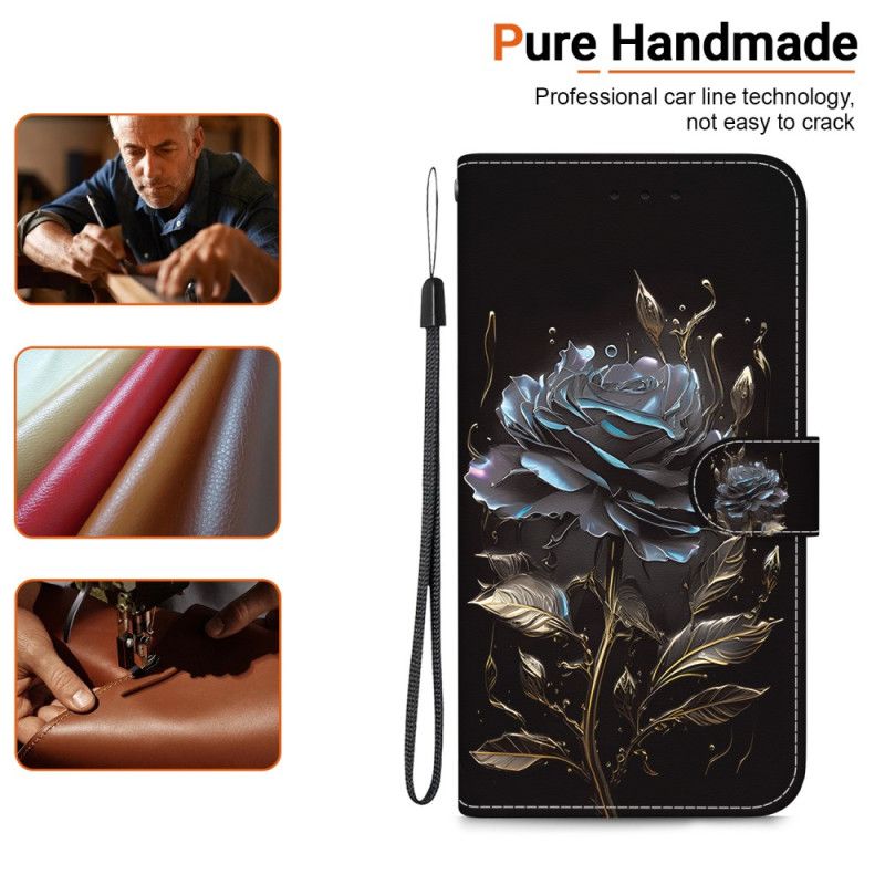 Flip Cover Til Xiaomi 15 Sort Rose