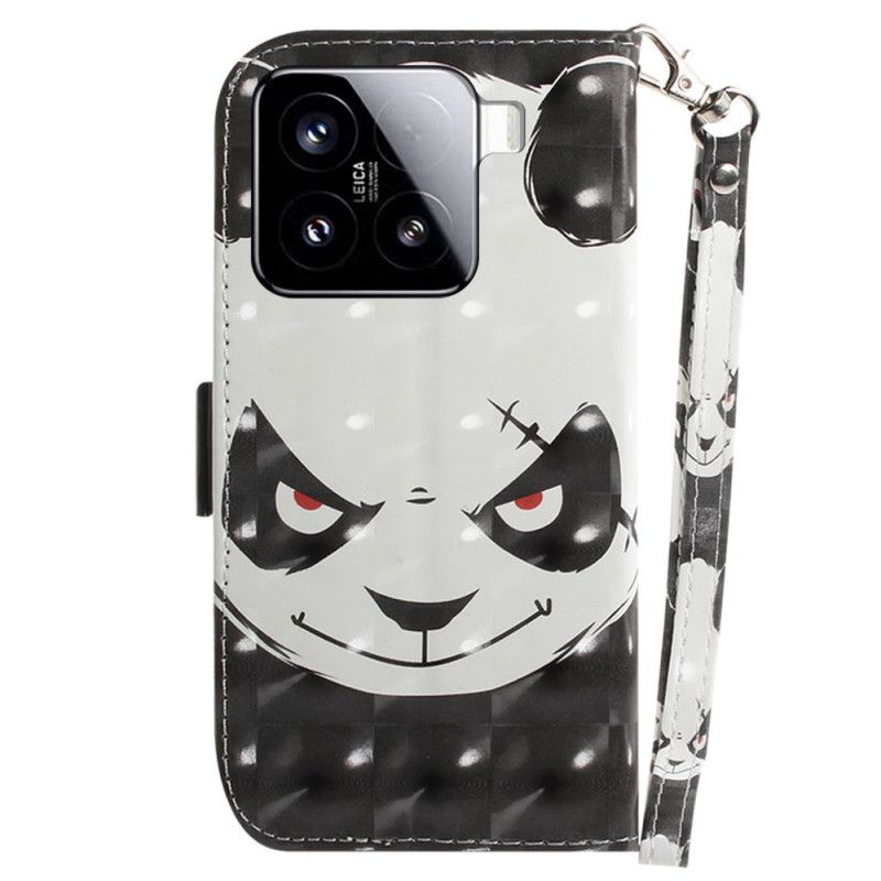 Flip Cover Til Xiaomi 15 Vred Panda-snor