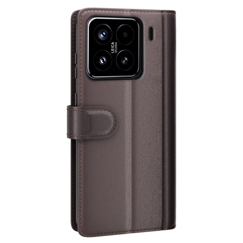 Flip Cover Xiaomi 15 Ægte Læder