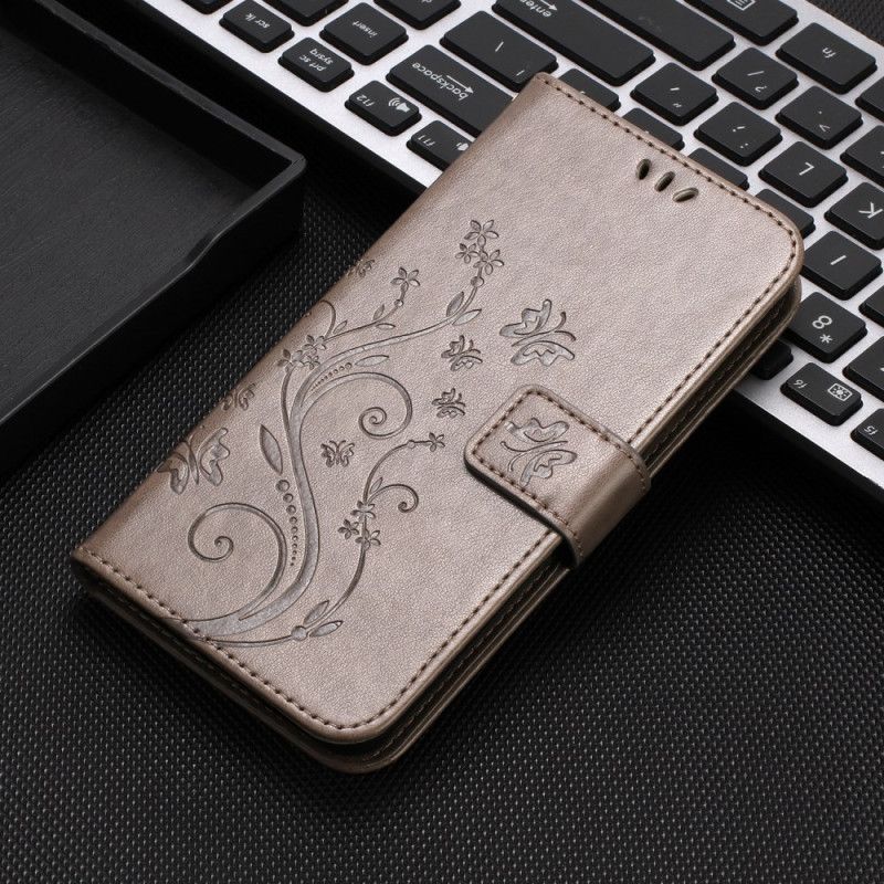 Flip Cover Xiaomi 15 Blomstermønster