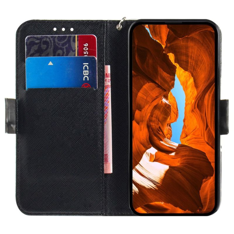 Flip Cover Xiaomi 15 Grå Kat Med Rem