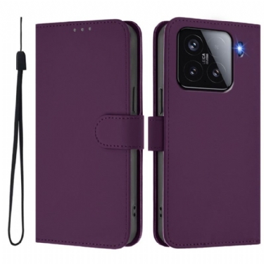 Flip Cover Xiaomi 15 Integreret Stativ Med Justerbare Synsvinkler