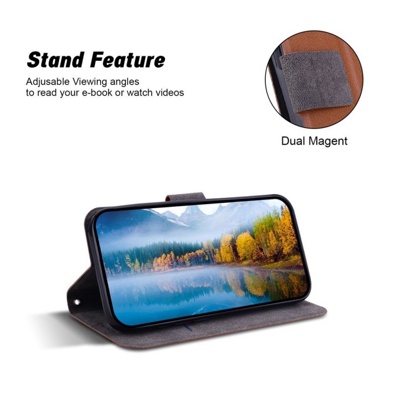 Flip Cover Xiaomi 15 Klassisk Rem