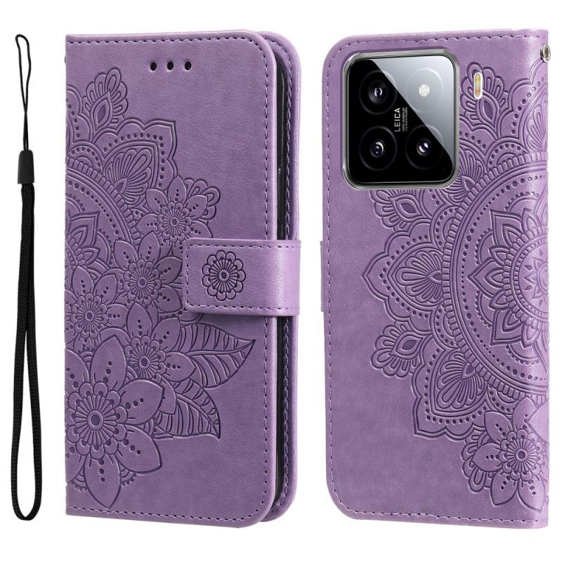 Flip Cover Xiaomi 15 Mandala-print