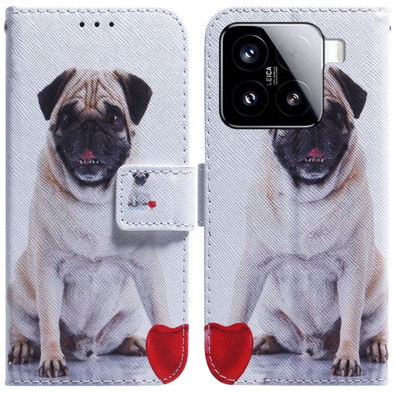 Flip Cover Xiaomi 15 Mopshund