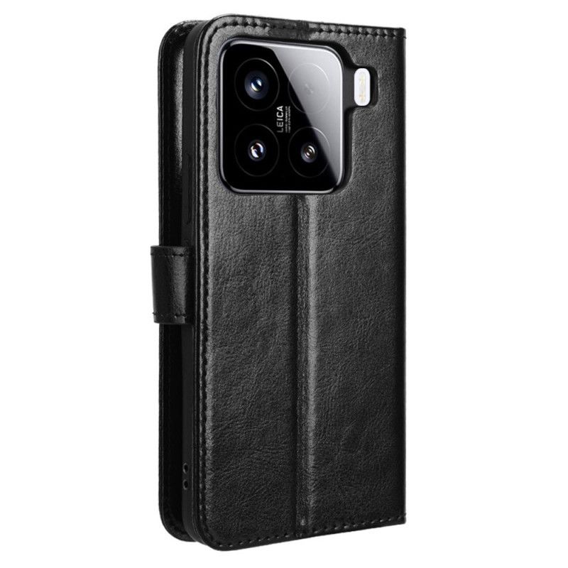 Flip Cover Xiaomi 15 Prangende Kunstlæder