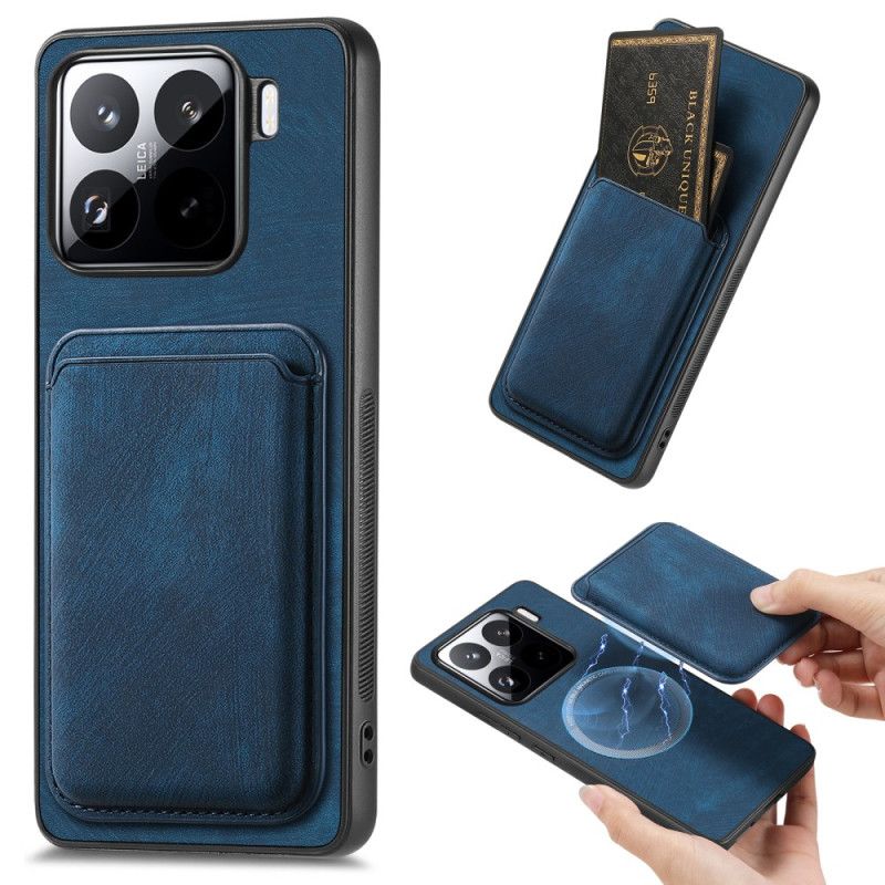 Flip Cover Xiaomi 15 Retro Med Aftagelig Kortholder