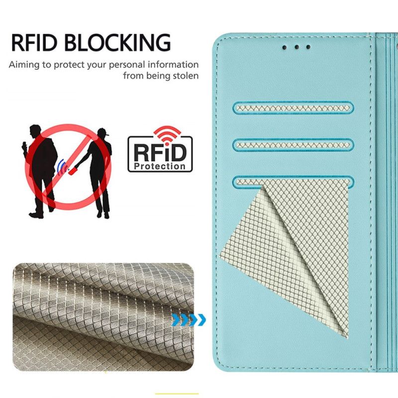 Flip Cover Xiaomi 15 Rfid-blokering Og Snor
