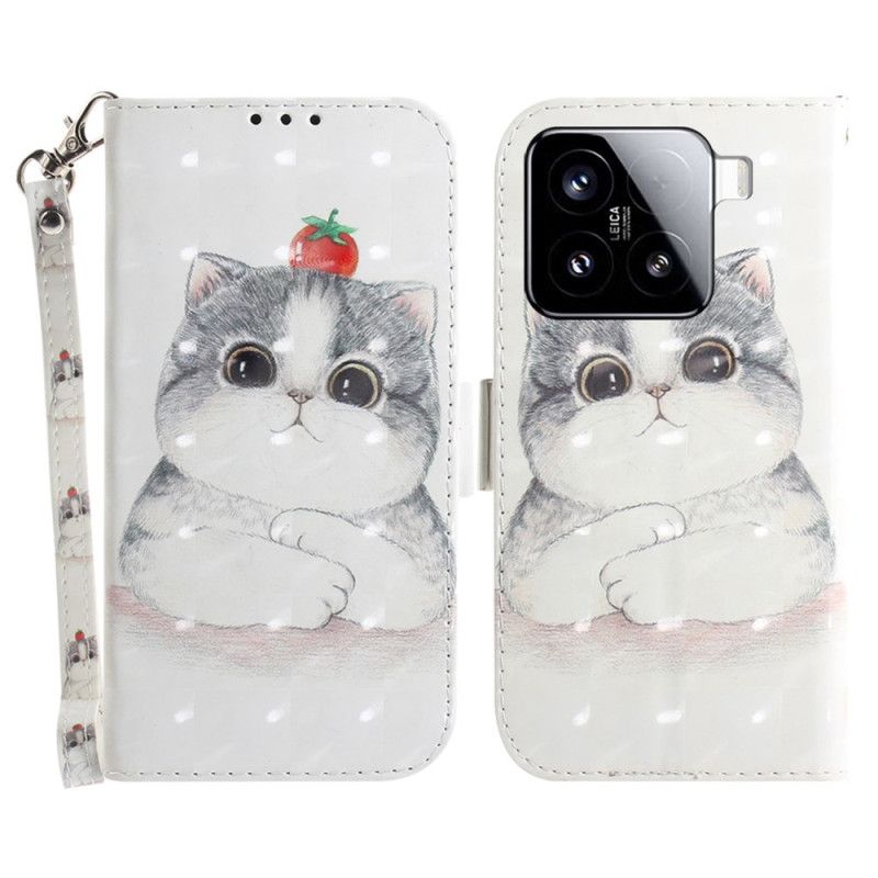 Flip Cover Xiaomi 15 Sød Kat