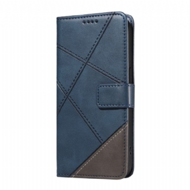 Flip Cover Xiaomi 15 Tofarvede Linjer Og Striber