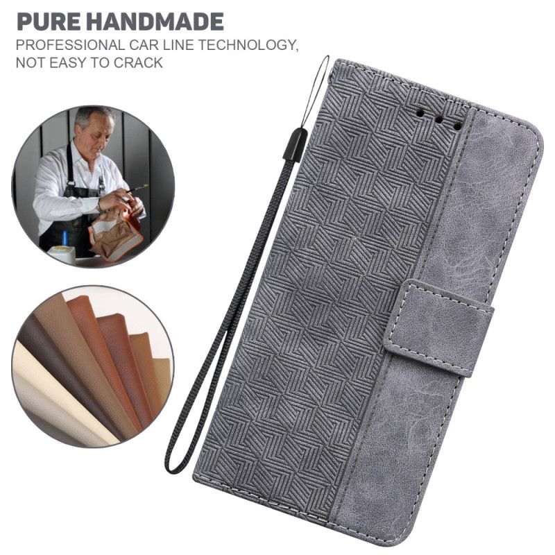 Flip Cover Xiaomi 15 Vævet Design