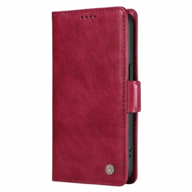 Flip Cover Xiaomi 15 Yikatu Retro Effekt