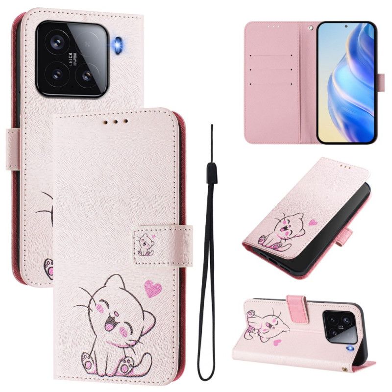 Læder Cover Xiaomi 15 Killingmotiv